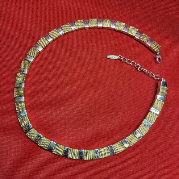 Napier Collar Gold Tone Silver Tone Necklace - Picture 5 of 12